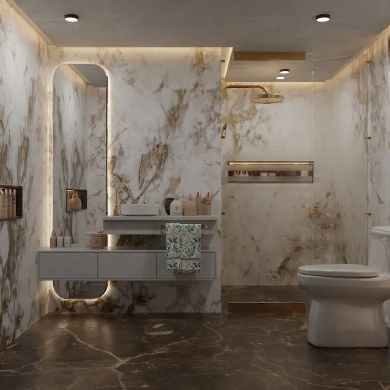 Ristrutturazione Bagno Marmo